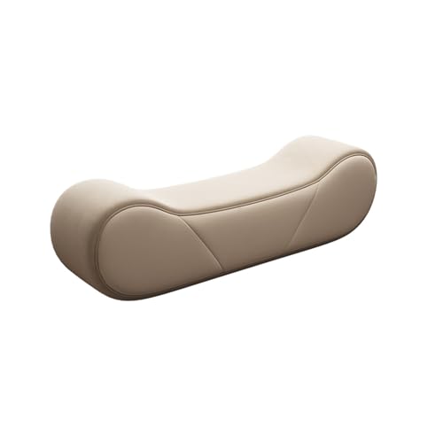 ZZlei2yu-12 Bettbank Schlafzimmer-Samt-Betthocker, Schuhwechselhocker, Ottomane, einfache Garderobenbank, Sofahocker Sitzbank(Beige,180 * 50 * 50cm) von ZZlei2yu-12