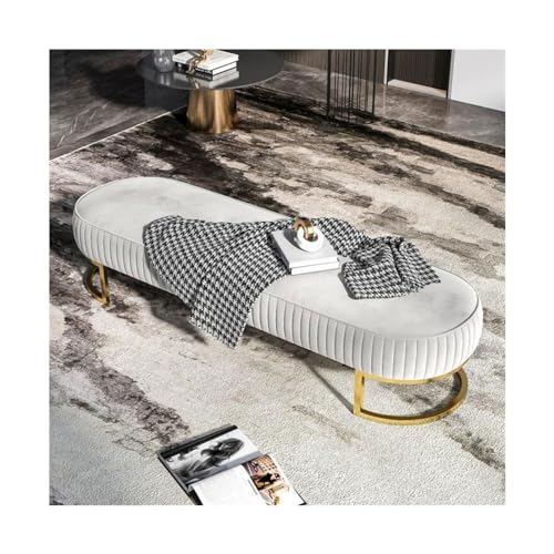ZZlei2yu-12 Bettbank Schuhgeschäft, Bekleidungsgeschäft, Schuhanprobebank, dekorativer Langer Sofahocker, Zuhause, Schlafzimmer, Nachttischhocker, dekorative Möbel Sitzbank(1,160cm) von ZZlei2yu-12
