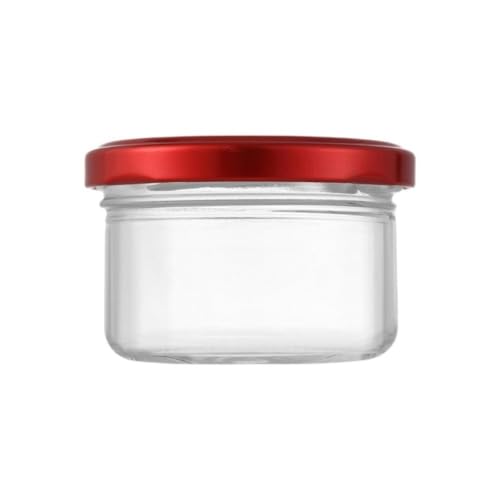 ZZlei2yu-12 Butterdose Buttergläser Spendergläser for die Küche Honigmarmeladengläser Butter Behälter(Red) von ZZlei2yu-12