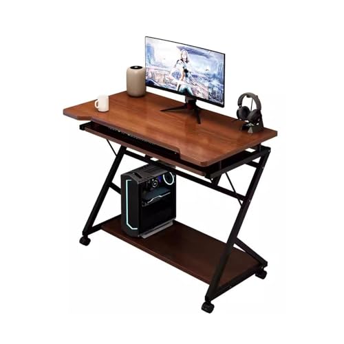 ZZlei2yu-12 Computertisch Beweglicher Computertisch am Bett, einfacher Stil, Schreibtisch, kleine Einheit, Sofa-Seiten-Notebook-Schreibtisch Stehschreibtisch von ZZlei2yu-12