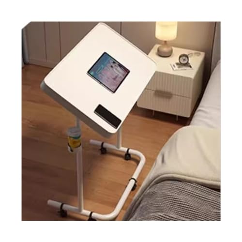 ZZlei2yu-12 Computertisch Mobiler Nachttisch-Computertisch for Zuhause, Schlafzimmer, einfaches Büro, Kleiner Schreibtisch, Sofakante, klappbarer und anhebbarer Arbeitstisch Stehschreibtisch von ZZlei2yu-12