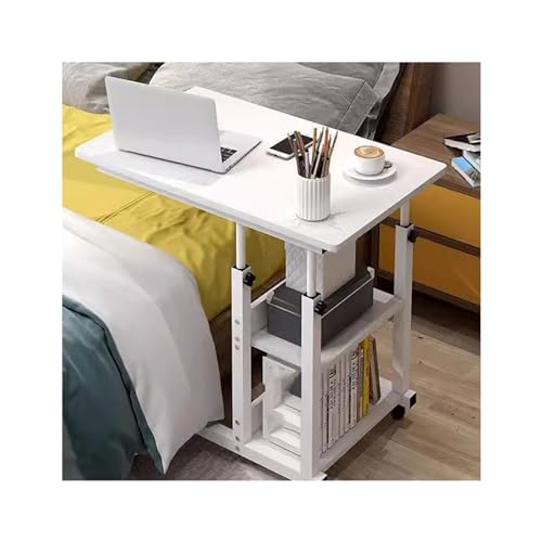 ZZlei2yu-12 Computertisch Nachttisch im Seitenstil, beweglich, for den Heimgebrauch, anhebbarer Laptop-Schreibtisch, einfacher Schreibtisch auf dem Bett in Studentenwohnheimen Stehschreibtisch von ZZlei2yu-12