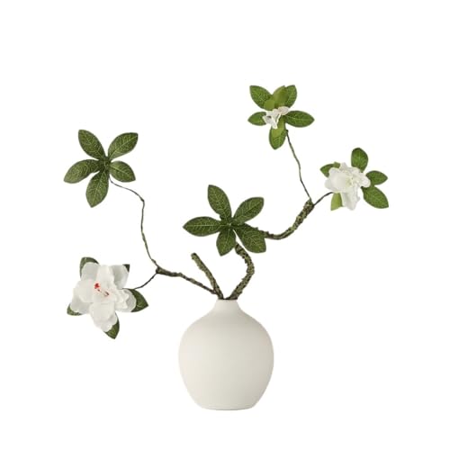ZZlei2yu-12 Hochzeitsdekoration Topfpflanze Wohnzimmer Dekorative Simulation Blume Anordnung Azalee Pflanze Keramik Produkte von ZZlei2yu-12