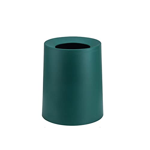 ZZlei2yu-12 Mülleimer 8l Mülleimer Zuhause Wohnzimmer Schlafzimmer Badezimmer Mülleimer Büro Küche Einfacher großer Papierkorb Abfallsammler(Green) von ZZlei2yu-12
