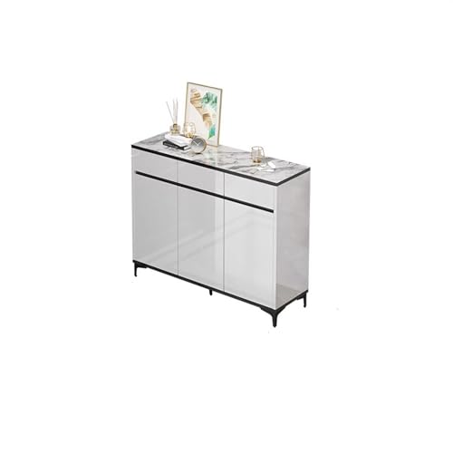 ZZlei2yu-12 Schuhablage Schuhschrank for den Heimgebrauch, Heller Luxus-Lack-Foyer-Schrank, Kleiner Haushalts-Schuhregal im Eingangsbereich Schuhschrank(Groß) von ZZlei2yu-12