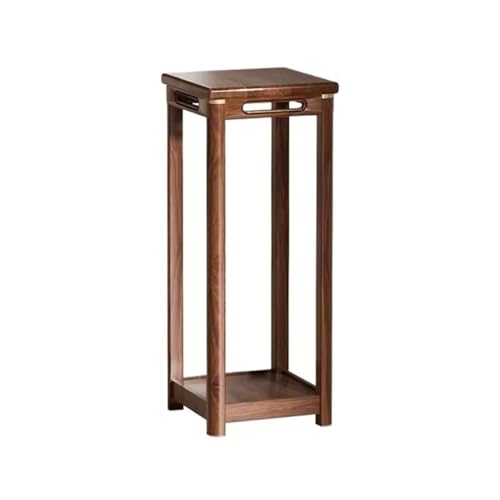 ZZlei2yu-12 Sockel für Skulpturen Indoor-Bonsai-Tisch, Neuer Pflanzenständer aus Holz im chinesischen Stil, bodenstehendes Zierregal Sockel(Mittel) von ZZlei2yu-12