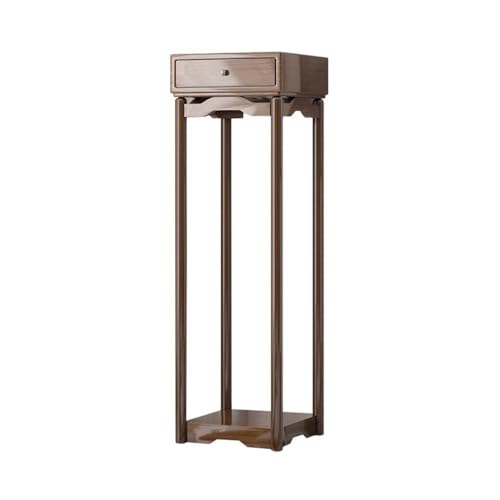 ZZlei2yu-12 Sockel für Skulpturen Leichtes Luxus-Bonsai-Regal mit Schubladen, bodenstehende Pflanzgefäßhalterung for das Wohnzimmer im Arbeitszimmer Sockel(Mittel) von ZZlei2yu-12