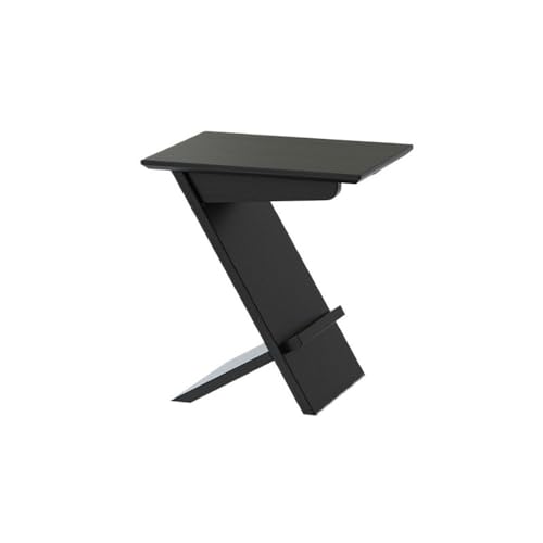 ZZlei2yu-12 Sofatisch Moderne Holz Sofa Seite Tisch Schiefen Turm Nachttisch Lagerung Rack Sofa Nacht Balkon Kaffeetisch(Schwarz) von ZZlei2yu-12