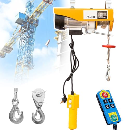 ZZwansuGE Elektrischer Hebekran, 140–840 Kg Kleiner Hebekran, 12 M HubhöHe, 12 M/Min Hubgeschwindigkeit, Mit Drahtloser Fernbedienung + Antikollisionsschutz,560kg ZZwansuGE Elektrischer Hebekran, 140–840 Kg Kleiner Hebekran, 12 M HubhöHe, 12 M/Min Hubgeschwindigkeit, Mit Drahtloser Fernbedienung + Antikollisionsschutz,560kg von ZZwansuGE