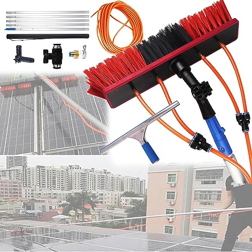 ZZwansuGE Reinigungswerkzeug FüR Photovoltaikmodule, 5–12m Tragbare Teleskopstange, Mit 20m Schlauch + 35cm Wischer, Reinigungswerkzeug FüR GlasdäCher Von HochhäUsern,30cmBrush-12m ZZwansuGE Reinigungswerkzeug FüR Photovoltaikmodule, 5–12m Tragbare Teleskopstange, Mit 20m Schlauch + 35cm Wischer, Reinigungswerkzeug FüR GlasdäCher Von HochhäUsern,30cmBrush-12m von ZZwansuGE