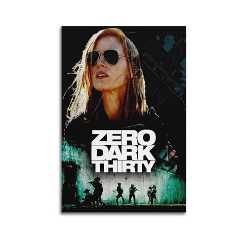 Filmposter "Zero Dark Thirty" auf Leinwand, Wandkunst, Dekoration, Wohnzimmer, Schlafzimmer, Dekoration, Poster, 40 x 60 cm, ungerahmter Stil Filmposter "Zero Dark Thirty" auf Leinwand, Wandkunst, Dekoration, Wohnzimmer, Schlafzimmer, Dekoration, Poster, 40 x 60 cm, ungerahmter Stil von ZaMouss