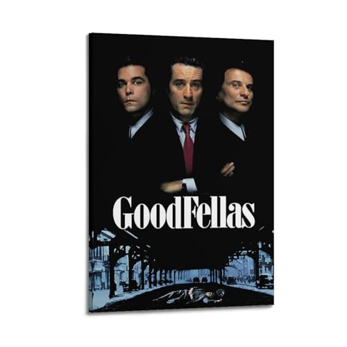 ZaMouss Filmposter GoodFellas auf Leinwand, Wandkunst, Dekoration, Wohnzimmer, Schlafzimmer, Dekoration, Poster, 30 x 45 cm, Rahmenstil ZaMouss Filmposter GoodFellas auf Leinwand, Wandkunst, Dekoration, Wohnzimmer, Schlafzimmer, Dekoration, Poster, 30 x 45 cm, Rahmenstil von ZaMouss