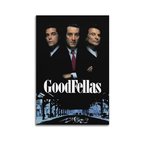ZaMouss Filmposter GoodFellas auf Leinwand, Wandkunst, Dekoration, Wohnzimmer, Schlafzimmer, Dekoration, Poster, 50 x 75 cm, ungerahmter Stil ZaMouss Filmposter GoodFellas auf Leinwand, Wandkunst, Dekoration, Wohnzimmer, Schlafzimmer, Dekoration, Poster, 50 x 75 cm, ungerahmter Stil von ZaMouss
