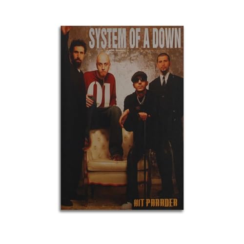 ZaMouss Leinwandposter System of A Down Wandkunst, Dekoration, Wohnzimmer, Schlafzimmer, Dekoration, Poster, 40 x 60 cm, ungerahmter Stil ZaMouss Leinwandposter System of A Down Wandkunst, Dekoration, Wohnzimmer, Schlafzimmer, Dekoration, Poster, 40 x 60 cm, ungerahmter Stil von ZaMouss