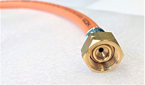 ZaTeChS HD Propanschlauch aus Markenschlauch mit O-Ring-Dichtung aus Messing Verbindungsschlauch Schlauch für Mehrflaschenanlage von ZaTeChS