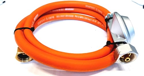 Zatechs Schlauch für Gaskocher mit Reduzierstück für 11 kg-Flaschen | 2m | Anschluss 1/2“ Rechts und Reduzierstück 21,8mm Zatechs Schlauch für Gaskocher mit Reduzierstück für 11 kg-Flaschen | 2m | Anschluss 1/2“ Rechts und Reduzierstück 21,8mm von ZaTeChS