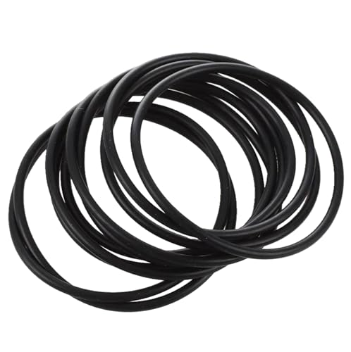 Schwarze O-Ring-Dichtung Cs 3mm Außendurchmesser 9 – 306mm O-Typ-Dichtungsscheibe aus NBR-Nitrilkautschuk, Einheitsgröße, 158x152x3mm2Stk von ZacLAy