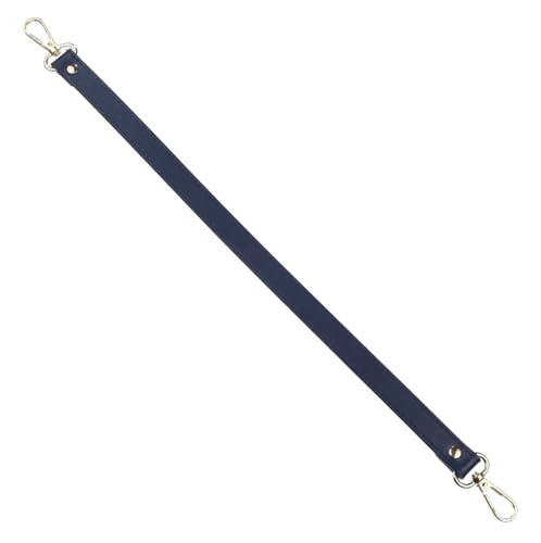 ZacLAy 46Cm Leder-Taschengriff, Kurzer Ersatz-Taschengürtel, Einfarbig, Schultertaschengurt, Zubehör, Dunkelblau, Silberschnalle ZacLAy 46Cm Leder-Taschengriff, Kurzer Ersatz-Taschengürtel, Einfarbig, Schultertaschengurt, Zubehör, Dunkelblau, Silberschnalle von ZacLAy