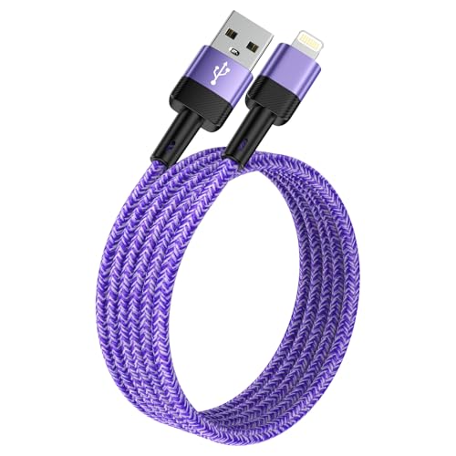 iPhone Ladekabel,1.83M lang Lightning Kabel iPhone Schnellladekabel MFi Zertifiziert iPhone Kabel Nylon Fast USB Ladekabel für iPhone 14 13 12 11 Pro XS Max XR X 8 8 Plus/7/7 Plus/6s/6/6 Plus 5S i Pad von Zacenei