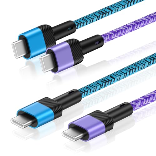 USB C Kabel PD,Ladekabel USB c(2Stück 1,83m)USB C auf USB C Schnellladekabel für iPhone 16 Pro Max,16 Plus,16E,15 Pro Max,15 Plus,Samsung Galaxy S25 S24 S23 S22 S21 S20 A55 A15 A16 A54 A35 A25 A53 A52 von Zacenei