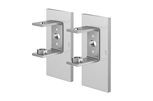 ZACK 40396 Linea Matt Wall Bracket with Adhesive Attachment, Set of 2 by Zack von ZACK
