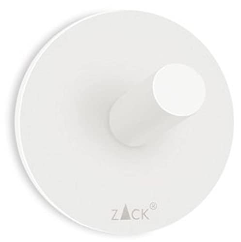 ZACK Edelstahl Handtuchhaken DUPLO Wandhaken Haken weiß 40155 von ZACK