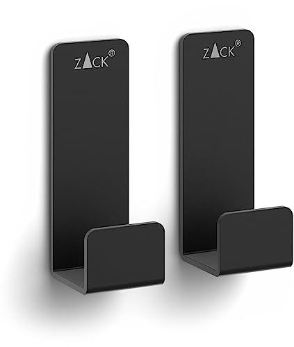 ZACK Potes Handtuchhaken 2x2x5,5 cm Schwarz von ZACK