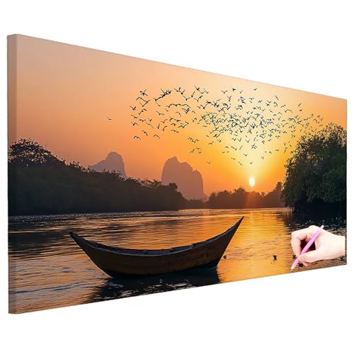 Diamond Painting Erwachsene Groß XXL 200x80cm Diamond Painting Sonnenuntergang Bilder Bastelset Landschaft Diamant Kunst Malerei Set DIY Diamant Stickerei Kreuzstich Set Geschenke für Frauen Deko N-65 Diamond Painting Erwachsene Groß XXL 200x80cm Diamond Painting Sonnenuntergang Bilder Bastelset Landschaft Diamant Kunst Malerei Set DIY Diamant Stickerei Kreuzstich Set Geschenke für Frauen Deko N-65 von ZaeMynnu