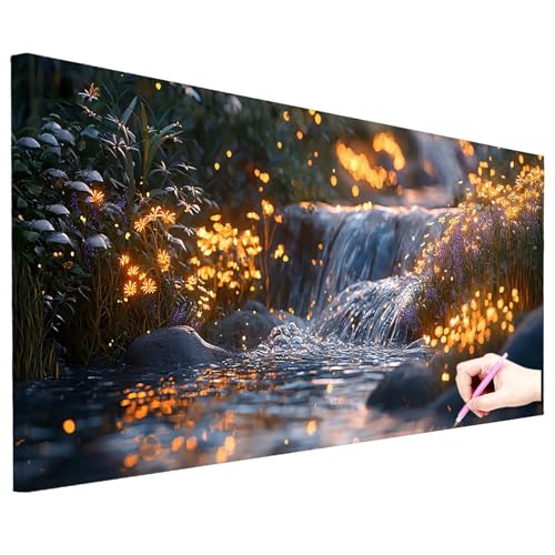 Diamond Painting Leuchtend Diamond Painting Groß 100x40cm Basteln Erwachsene 5D Full Drill Diamant Kunst Malerei Fallen Bilder DIY Diamant Stickerei Strass Kreuzstich Set Herbstdeko Geschenke N-82 Diamond Painting Leuchtend Diamond Painting Groß 100x40cm Basteln Erwachsene 5D Full Drill Diamant Kunst Malerei Fallen Bilder DIY Diamant Stickerei Strass Kreuzstich Set Herbstdeko Geschenke N-82 von ZaeMynnu