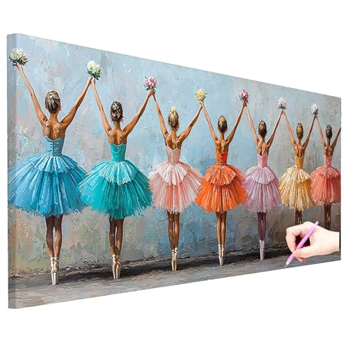 Diamond Painting Retro Diamond Painting Groß 130x50cm Basteln Erwachsene Full Drill Diamant Kunst Malerei Ballett Bilder Diamant Stickerei Strass Kreuzstich Set Herbstdeko Geschenke für Frauen N-97 Diamond Painting Retro Diamond Painting Groß 130x50cm Basteln Erwachsene Full Drill Diamant Kunst Malerei Ballett Bilder Diamant Stickerei Strass Kreuzstich Set Herbstdeko Geschenke für Frauen N-97 von ZaeMynnu