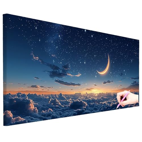 Diamond Painting XXL 130x50cm Diamant Painting Bilder Sternennacht DIY Set Erwachsene 5D Landschaft Diamond Art Kreativ Set für Erwachsene Diamant Malerei Strass Kreuzstich Geschenke für Frauen O-03 Diamond Painting XXL 130x50cm Diamant Painting Bilder Sternennacht DIY Set Erwachsene 5D Landschaft Diamond Art Kreativ Set für Erwachsene Diamant Malerei Strass Kreuzstich Geschenke für Frauen O-03 von ZaeMynnu