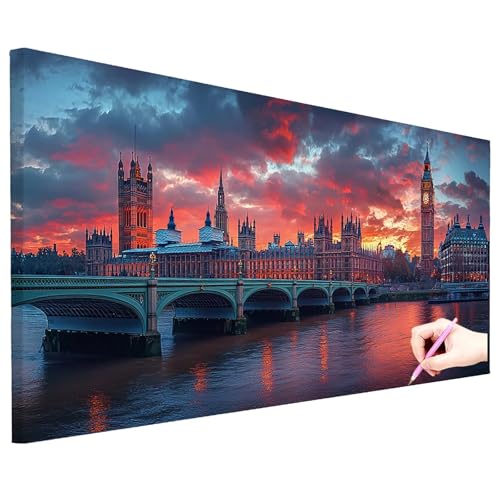 Diamond Painting XXL 200x80cm Diamant Painting Bilder Landschaft DIY Set Erwachsene 5D London Diamond Art Kreativ Set für Erwachsene Diamant Malerei Strass Kreuzstich Deko Geschenke für Frauen N-75 Diamond Painting XXL 200x80cm Diamant Painting Bilder Landschaft DIY Set Erwachsene 5D London Diamond Art Kreativ Set für Erwachsene Diamant Malerei Strass Kreuzstich Deko Geschenke für Frauen N-75 von ZaeMynnu