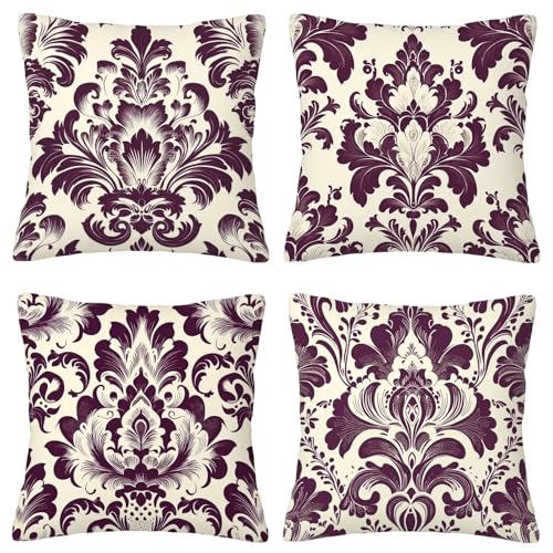 Kissenbezug 55x55 4er Set Kissenbezug Retro Deko Kissen Blumen Kissenbezüge Zierkissen Deko Wohnzimmer Sofa Kissen Kissenhüllen Samt Dekokissen Kissenhülle für Weihnachtsdeko Geschenke für Frauen A-12 Kissenbezug 55x55 4er Set Kissenbezug Retro Deko Kissen Blumen Kissenbezüge Zierkissen Deko Wohnzimmer Sofa Kissen Kissenhüllen Samt Dekokissen Kissenhülle für Weihnachtsdeko Geschenke für Frauen A-12 von ZaeMynnu