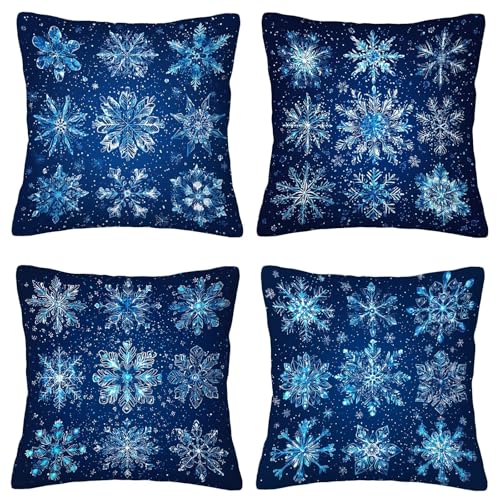 Kissenbezug 60x60 Bleu Marineblau Sofakissen Kissenbezug Schnee 4er Set Deko Wohnzimmer Dekokissen Samt Kissenbezüge Zierkissen Kissenhüllen Couchkissen Kopfkissenbezug Halloween Deko Geschenke A-17 Kissenbezug 60x60 Bleu Marineblau Sofakissen Kissenbezug Schnee 4er Set Deko Wohnzimmer Dekokissen Samt Kissenbezüge Zierkissen Kissenhüllen Couchkissen Kopfkissenbezug Halloween Deko Geschenke A-17 von ZaeMynnu
