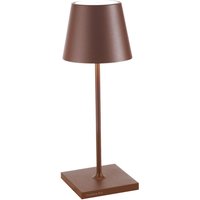 Zafferano AiLati Poldina Mini Pro LED Akkuleuchte Corten von Zafferano AiLati