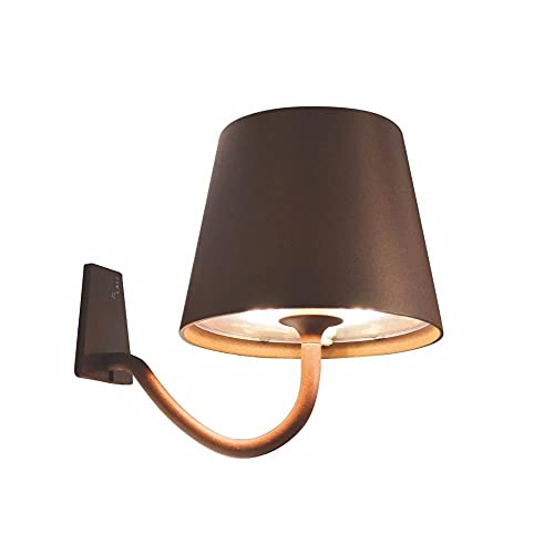 Zafferano Lampes à Porter Poldina Wandlampe Corten von Zafferano