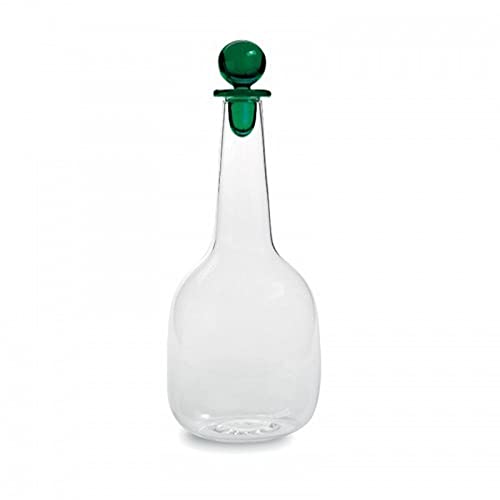 Zafferano Bilia glass Bottle - Zafferano Green von Zafferano