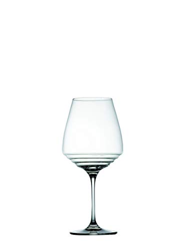 Zafferano Esperienze - Weinglas für reife & hochwertige Rotweine, Weinverkostungs-Set, Hergestellt aus Kristallglas, cl 80 h 242mm d 112mm - Set 6 Stück von Zafferano