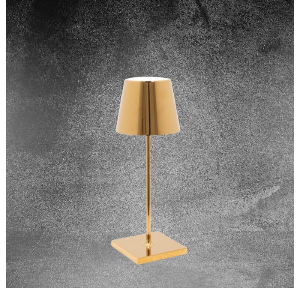 Zafferano LED Tischleuchte LED Akku Tischleuchte Poldina Mini in Gold 2,2W 200lm IP65, keine Angabe, Leuchtmittel enthalten: Ja, fest verbaut, LED, warmweiss, Tischleuchte Zafferano LED Tischleuchte LED Akku Tischleuchte Poldina Mini in Gold 2,2W 200lm IP65, keine Angabe, Leuchtmittel enthalten: Ja, fest verbaut, LED, warmweiss, Tischleuchte von Zafferano