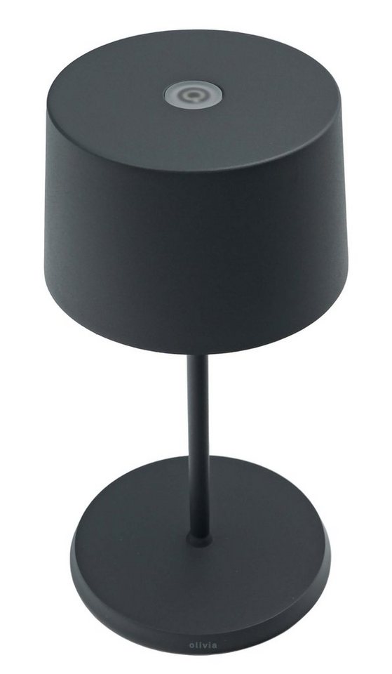 Zafferano LED Tischleuchte Olivia Mini Pro Kabellose Akku LED Tischle für Innen+ Außenbereich, LED fest integriert von Zafferano