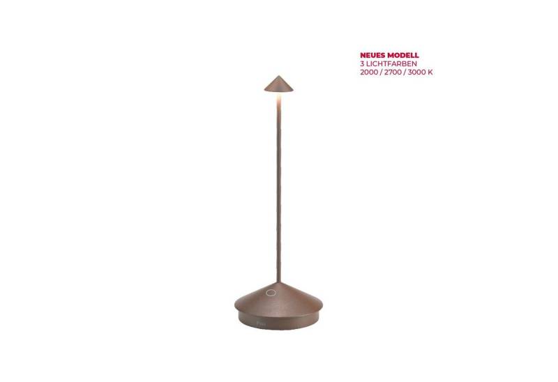 Zafferano LED Tischleuchte Pina Pro: Neue Version, LED fest integriert, 2200K (gemütlich warmweiß), 2700K (warmweiß), 3000K (Neutralweiß), Für den Innen und Außenbereich geeignet von Zafferano