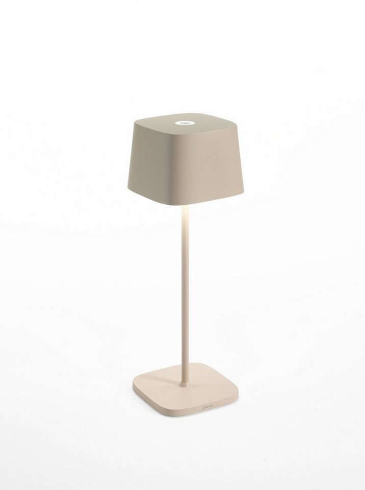 Zafferano LED Tischleuchte Zafferano Akku-Tischlampe Ofelia Pro, Dimmfunktion, LED fest integriert von Zafferano