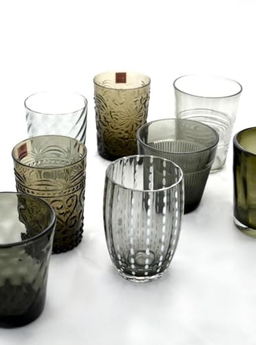 Zafferano - Melting Pot Set mit 6 Gläsern, gemischt, grau, MP00109 von Zafferano