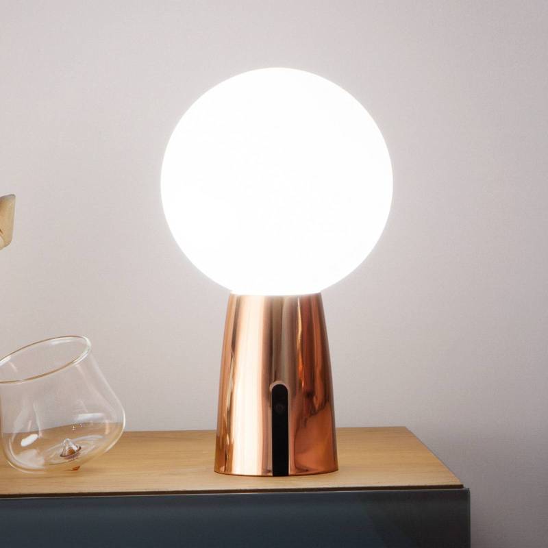 Zafferano Olimpia Akkulampe innen Folie kupfer Zafferano Olimpia Akkulampe innen Folie kupfer von Zafferano