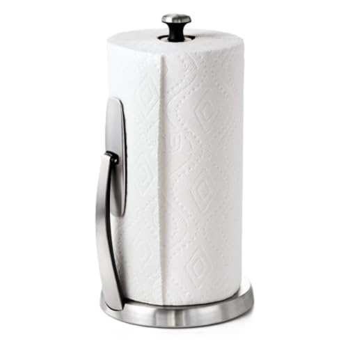 OXO Good Grips SimplyTear Standing Paper Towel Holder, Brushed Stainless Steel OXO Good Grips SimplyTear Standing Paper Towel Holder, Brushed Stainless Steel von OXO