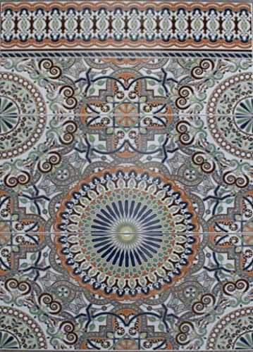 3 Keramikfliesen Wandfliesen Mosaikfliesen marokkanische Fliesen (Asilah 754) von Zagora
