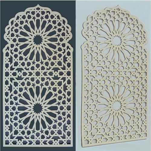 Dekorpaneele Tor mit Ornament 'Marokko' - Innendekoration orientalischer Stil (50x25 cm) von Zagora