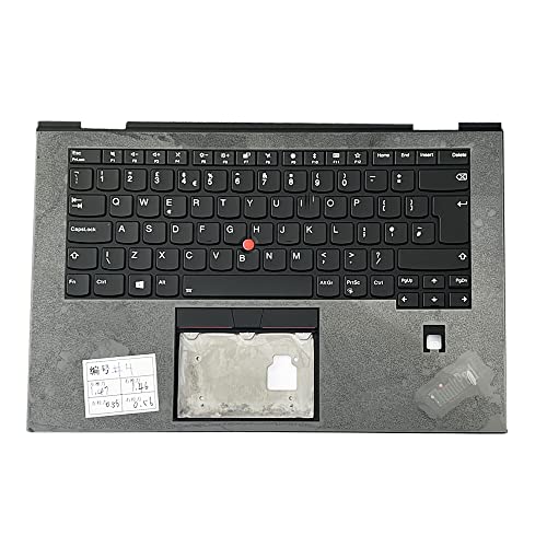 ZAHARA 460.0CX05.0005 SM10P95299 Tastatur UK C Shell Handgelenkstütze für Lenovo ThinkPad X1 Yoga 3rd Gen 20LD 20LE 20LF 20LG von Zahara