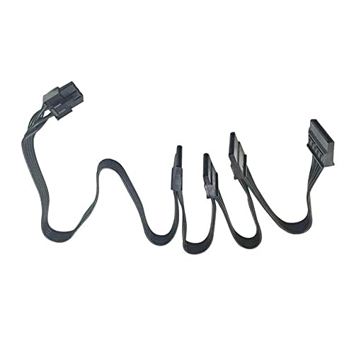 ZAHARA Modulares Stromkabel PCI-E 6Pin 1 Stecker auf 4 SATA für C Orsair RM850 RM1000 PCI-E 6Pin 1 Stecker auf 4 ZAHARA Modulares Stromkabel PCI-E 6Pin 1 Stecker auf 4 SATA für C Orsair RM850 RM1000 PCI-E 6Pin 1 Stecker auf 4 von Zahara