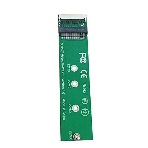 Zahara M.2 Key M (NGFF) NVME SSD auf Mini PCIe WIN10 Adapter mit Stromkabel von Zahara